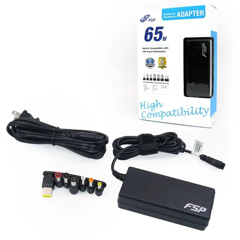 Fsp | 65W | Universal Laptop Adapter 1