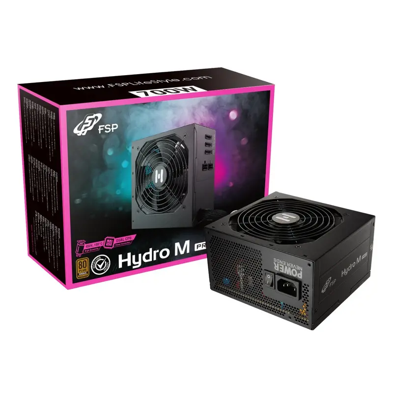 Fsp Hydro M Pro 700W 80Plus Bronze Gen5 Semi-Modular Power Supply 1
