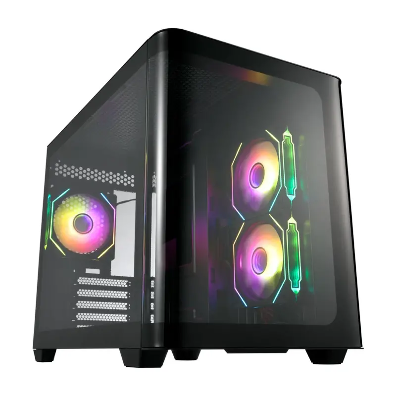 Fsp S380 M-Atx Argb Gaming Chassis And Vita Gm 750W Power Supply Bundle 2