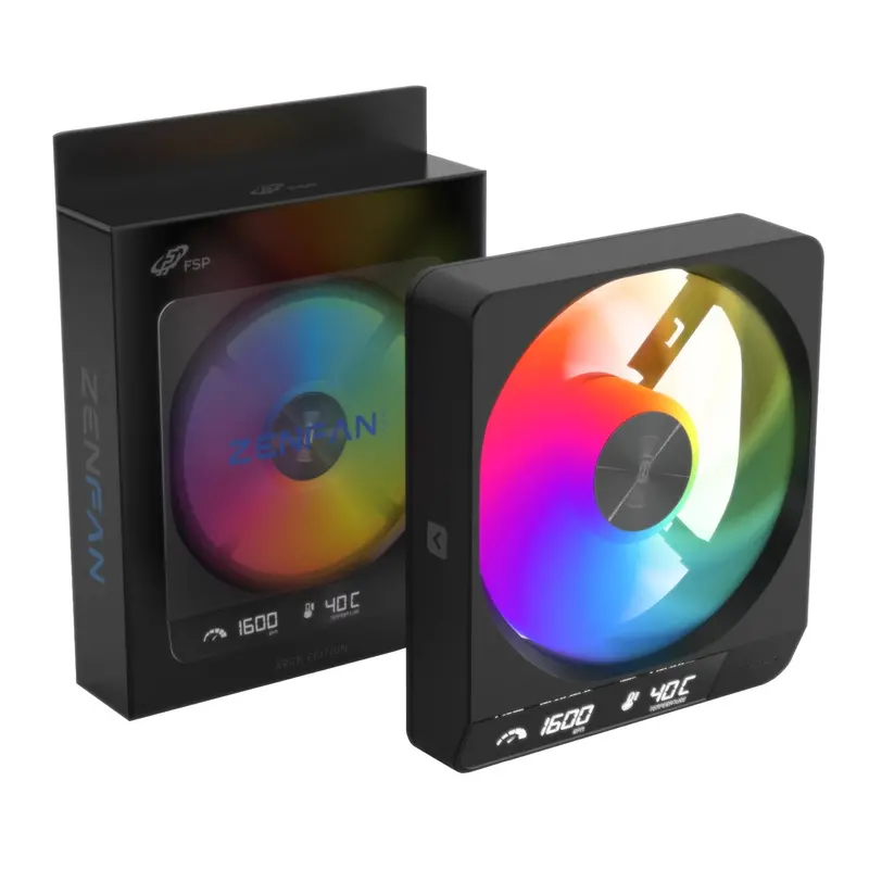 Fsp Zenfan 120Mm Argb Pwm Smart Fan - Black 1