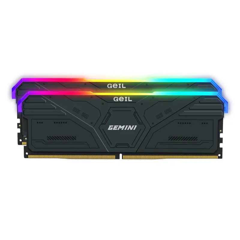 Geil Gemini Rgb 32Gb Ddr5 6000Mhz Desktop Gaming Memory Kit (2 X 16Gb) – Grey 1