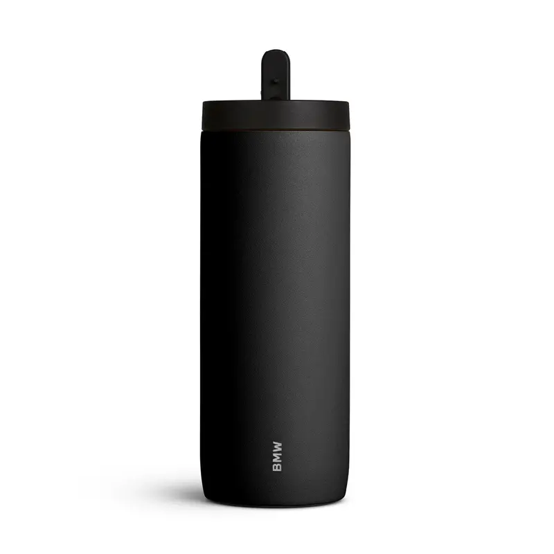 Genuine Bmw M Black Large Thermal Stainless Steel Travel Mug 1