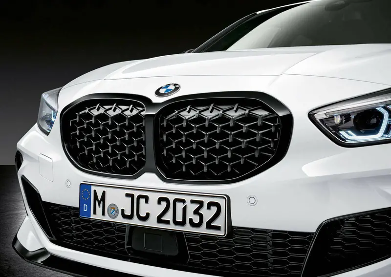 Genuine Bmw M Performance Gloss Black Honeycomb Grille For Bmw 1 Series & M135i (2019-2024, F40) 1