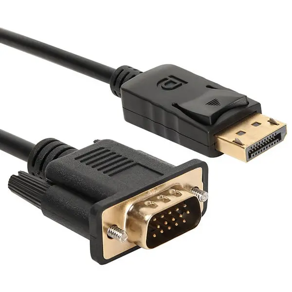 Gizzu 1080P Displayport To Vga Cable 1.8M Poly 1