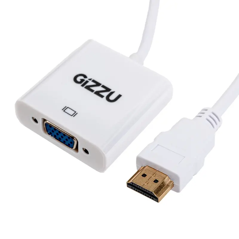 Gizzu 1080P Hdmi To Vga Adapter With Audio 1