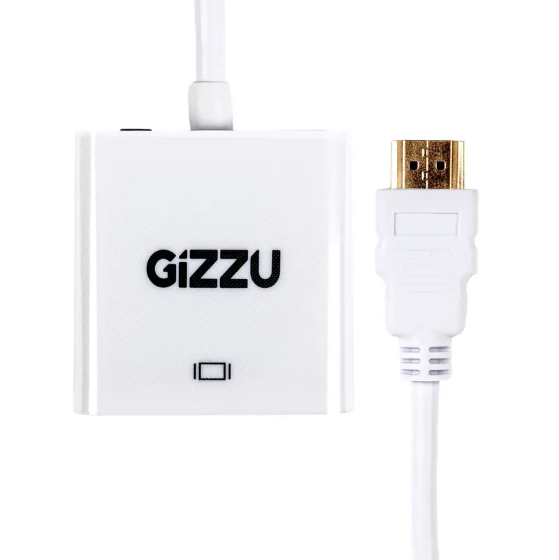 Gizzu 1080P Hdmi To Vga Adapter With Audio 2