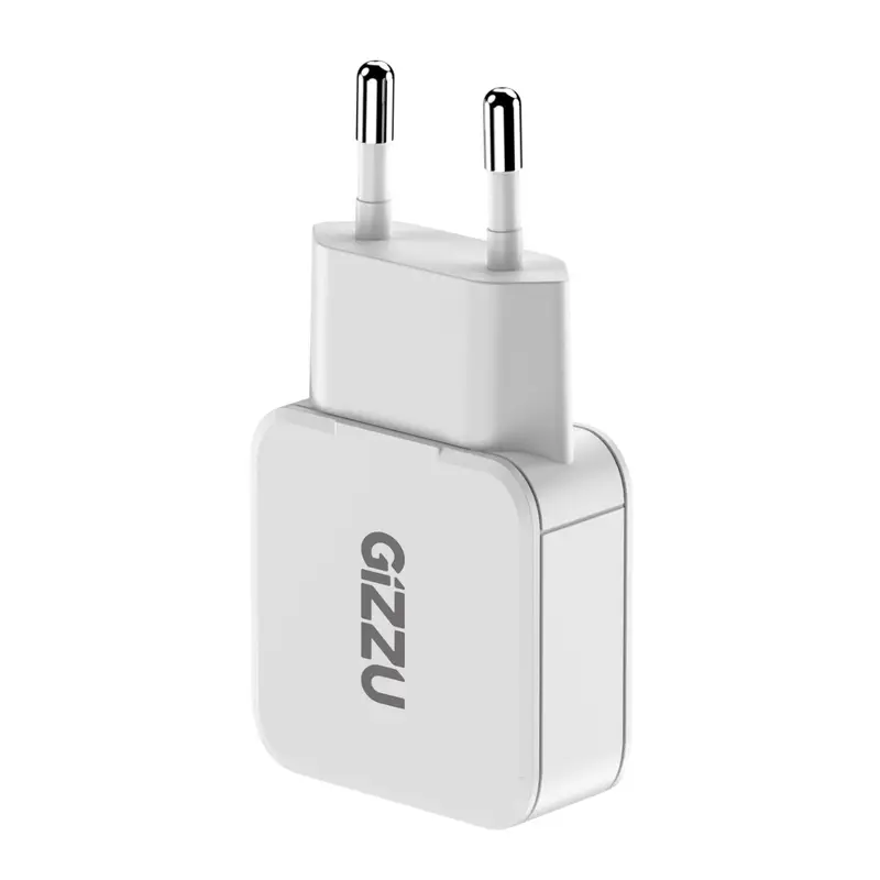 Gizzu 2-Port 20W Gan Wall Charger 2