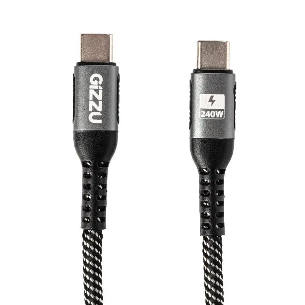 Gizzu 240W 480Mbps Type-C 2M Cable 2