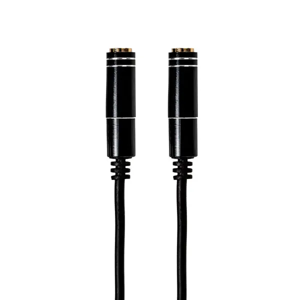 Gizzu 3-Pole Audio Splitter Cable - Black 2