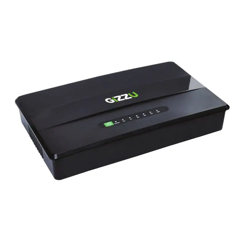 Gizzu 30W 38Wh 10400Mah Mini Dc Ups - Black 1