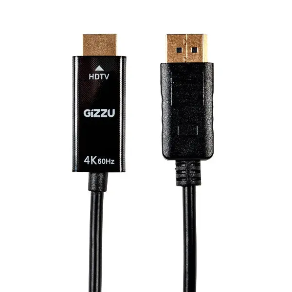 Gizzu 4K60hz Displayport To Hdmi Cable 1.5M 2