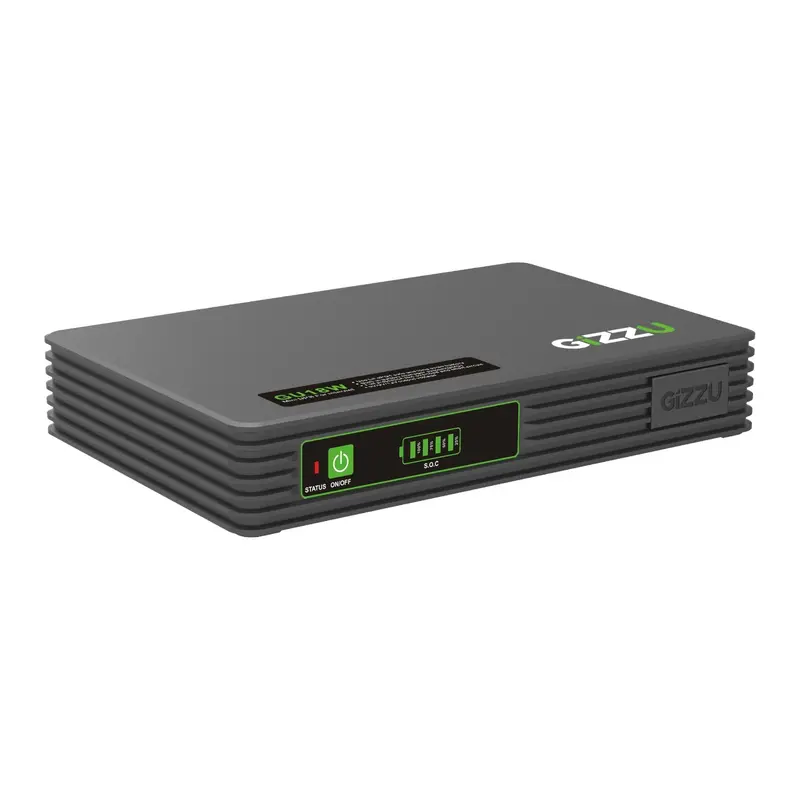 Gizzu Surf Simple 18W 55Wh Lifepo4 Mini Dc Ups - Black 1