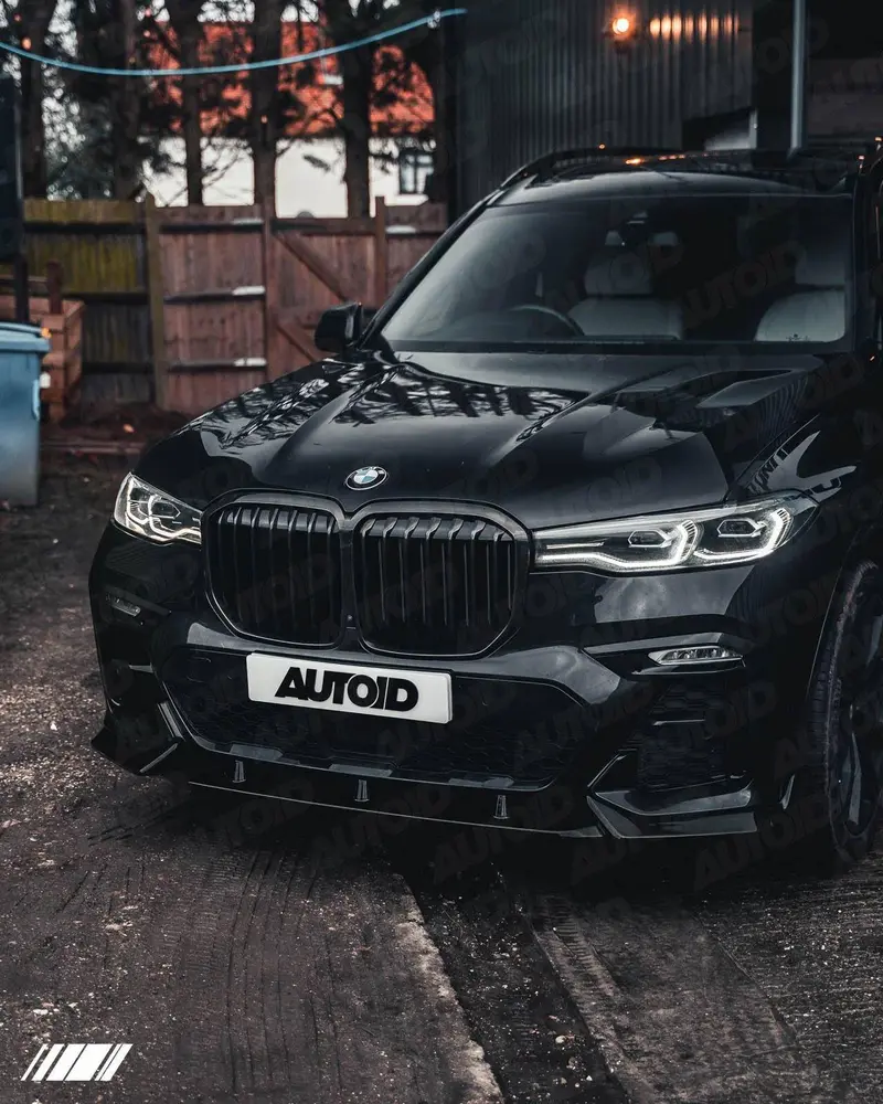 Gloss Black Competition Front Splitter For Bmw X7 By Form (2018+, G07) 2