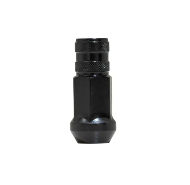Gorilla Forged Steel Racing Open End Lug Nut - 1/2"-20 Thread Size - 3/4" Hex - Black Finish 1