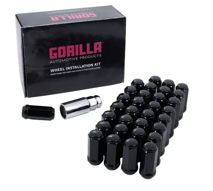 Gorilla Hex Duplex Acorn Bulge Lug Nuts | 3/4" Hex | 14Mm X 2.00 Thread Size | Set Of 32 2
