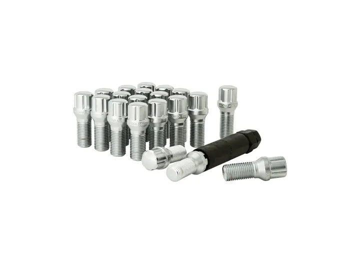 Gorilla Spline Lug Bolts 14X1.50 Cone Seat Chrome (20 Piece Kit) 1