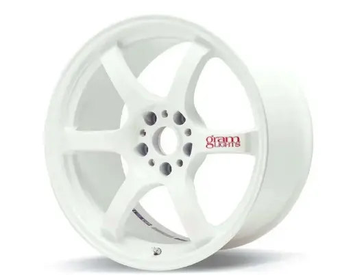 Gram Lights 57Dr 15X8.0 +28 4-100 Champion White (Honda Civic / Integra) 1