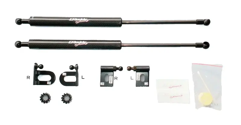 Greddy Carbon Hood Lifter Kit 98.05-02.08 Nissan Er34 Skyline (Non Gtr) (Designed For Oem Weight Hoods.) 1