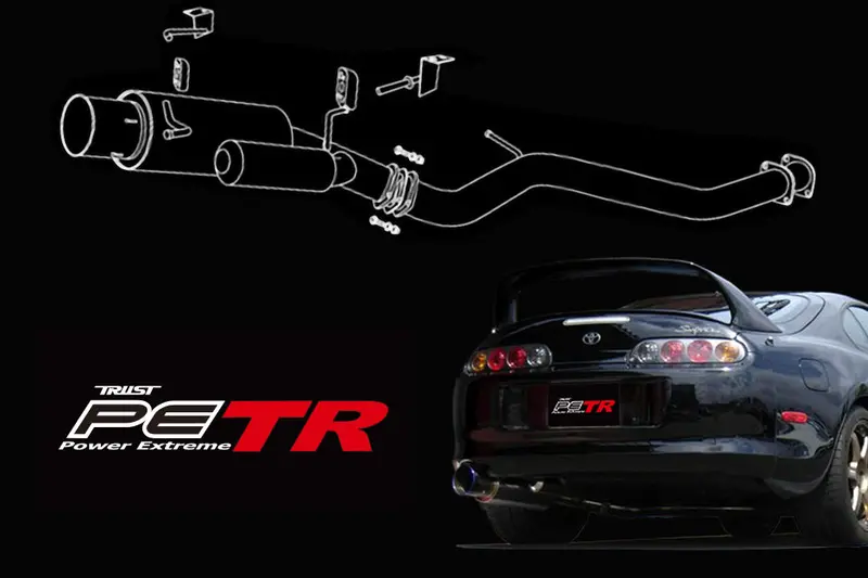 Greddy Jdm-Spec Trust Pe-Tr Exhaust 1993-1998 Toyota Supra (Twin Turbo) Kza80 2