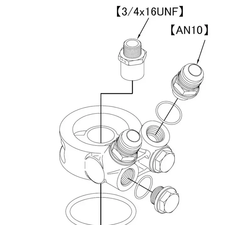 Greddy Oil Cooler Standard Block 2