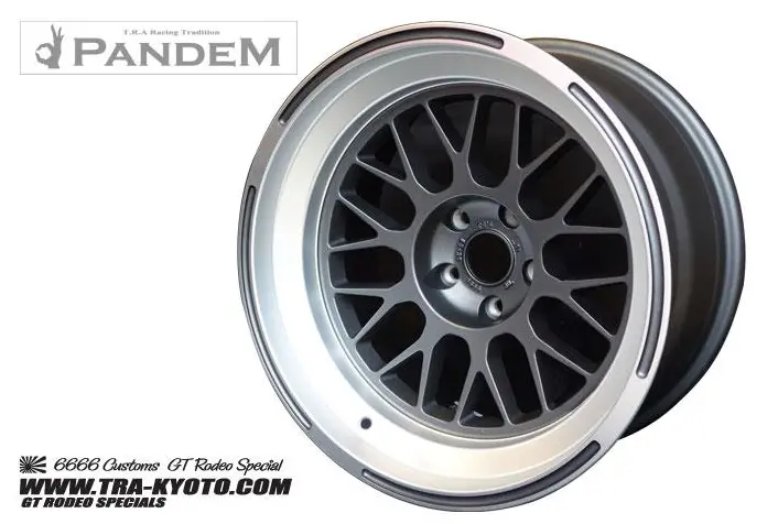 Greddy Pandem 6666 Wheels 18X11 -40 5-114.3 Gunmetal 1