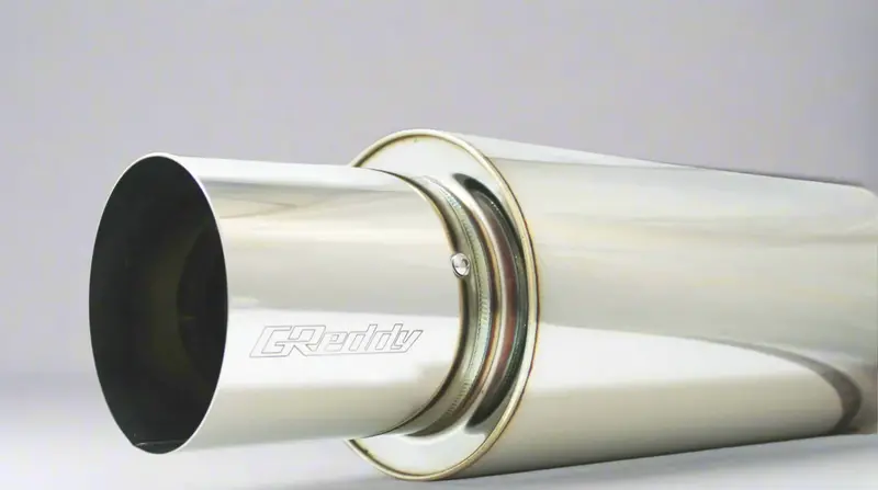 Greddy Revolution Rs Universal Muffler 2.5"- 3-Bolt 105Mm Tip 1