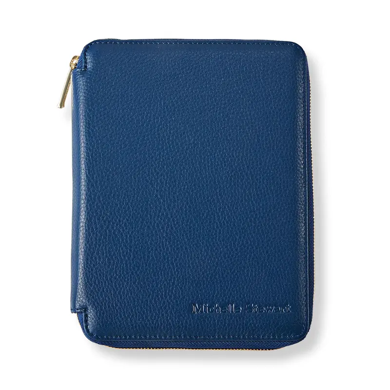 Greenwich Pebbled Leather Zipped Folio Bundle 2