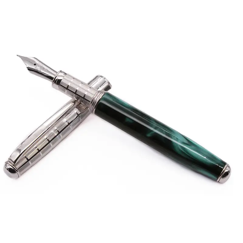 Grifos Classica Green Mother Of Pearl Fountain Pen 1
