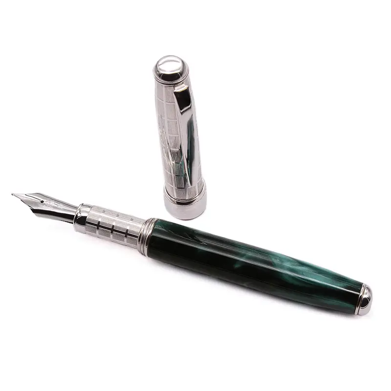 Grifos Classica Green Mother Of Pearl Fountain Pen 1