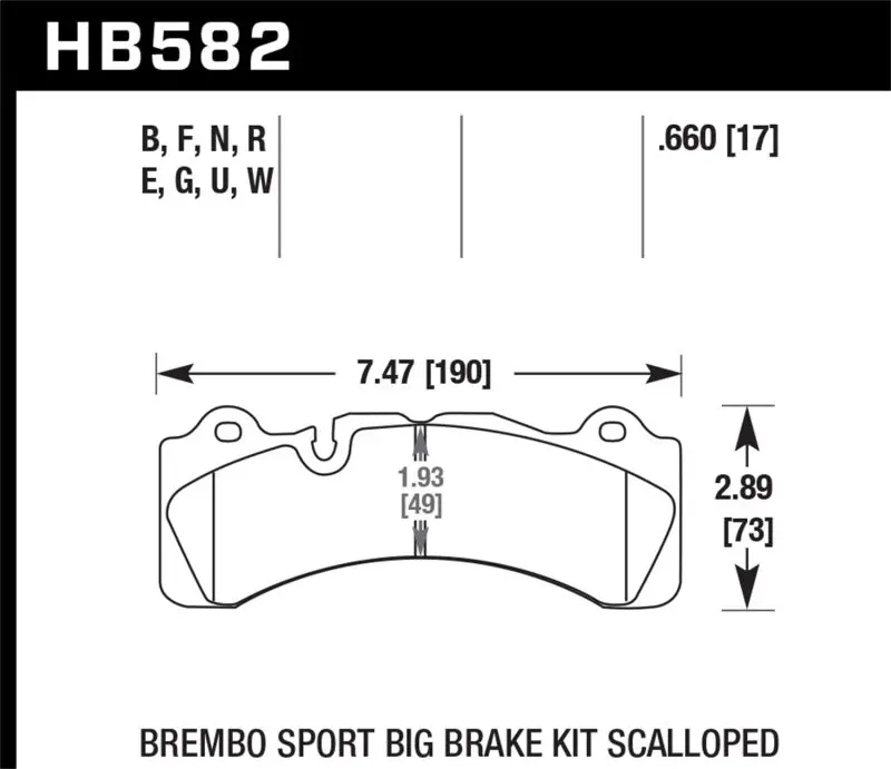Hawk Hp+ Street Brake Pads 1