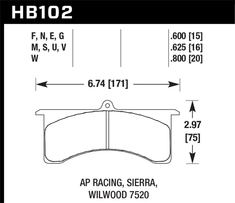 Hawk Hp+ Street Brake Pads 1