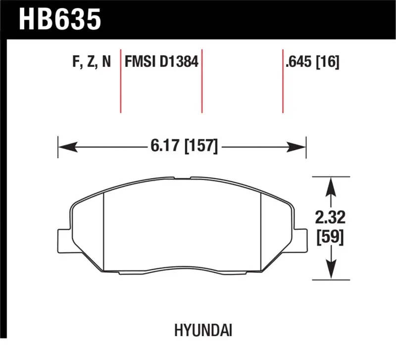 Hawk Hps Street Brake Pads 1
