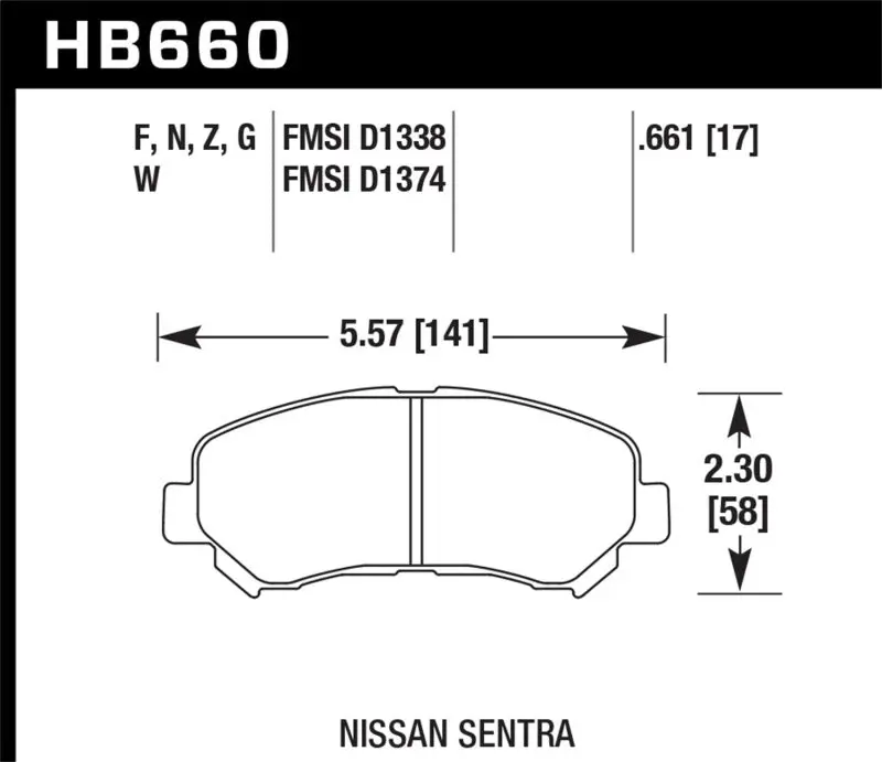 Hawk Lts Street Brake Pads 1