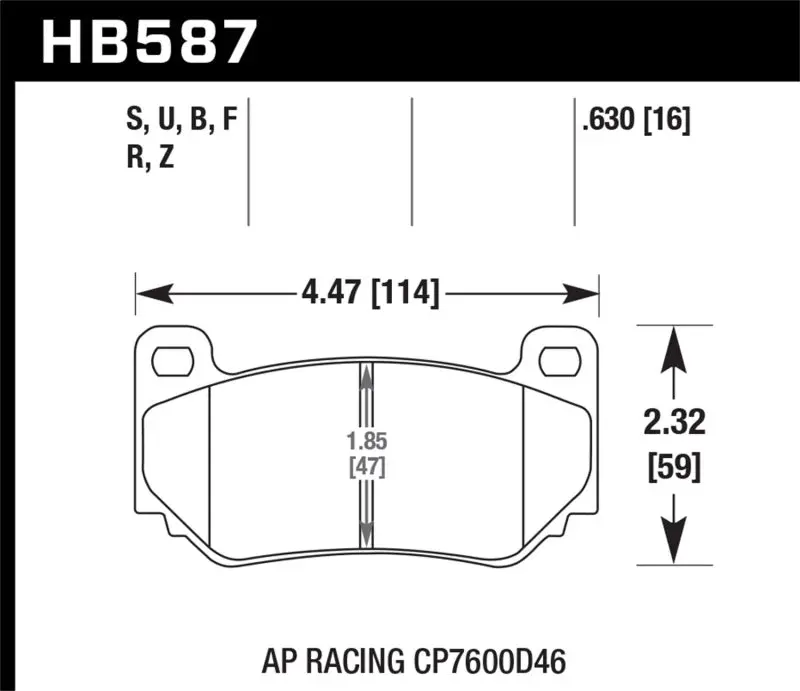 Hawk Performance Ceramic Street Brake Pads 1