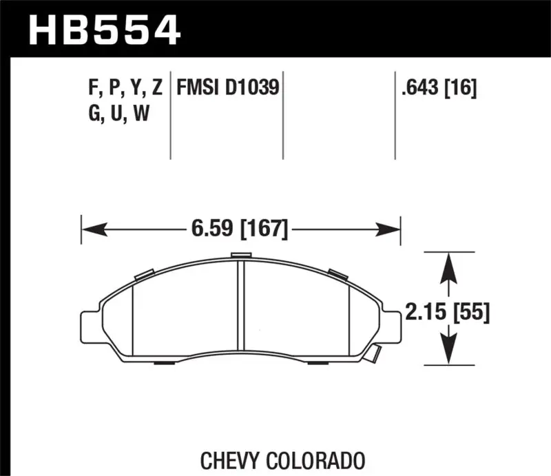Hawk Super Duty Street Brake Pads 1