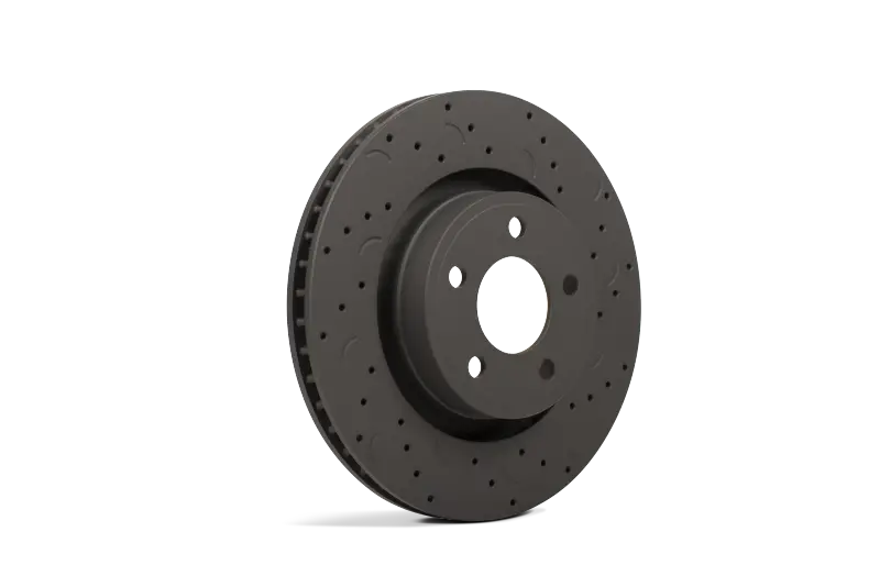 Hawk Talon 2000 Ford E-450 Econoline Super Duty Drilled And Slotted Rear Brake Rotor Set 2