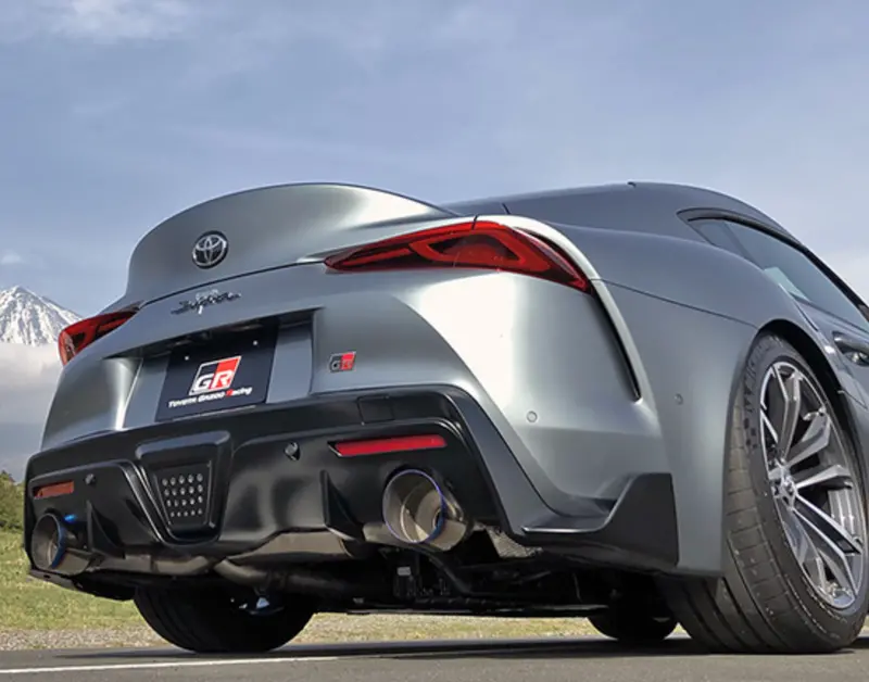 Hks Dual Hi-Power Titanium Tip Catback Exhaust 2020-2024 Toyota Gr Supra W/O Opf 2