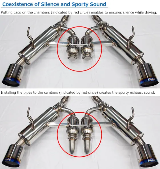 Hks Full Dual Cat-Back Exhaust System 2017-2024 Infiniti Q60/Q60 Red Sport (3.0T Rwd) Titanium Tips 2