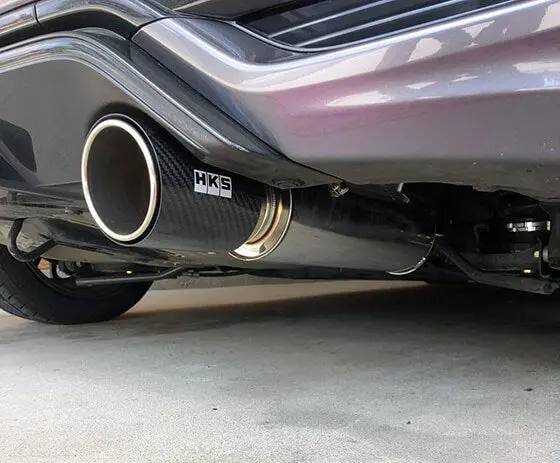 Hks Hi-Power Carbon Axle Back Exhaust 2018-2020 Honda Fit Gk5 (L15b) 1