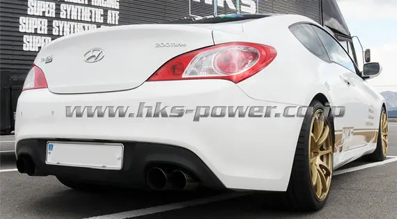 Hks Legamax Premium Exhaust System 2009-2014 Hyundai Genesis V6 & 2.0L (Rear Section) 1