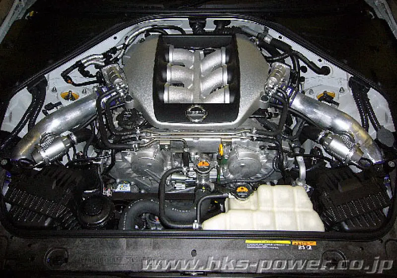Hks Ssqv4 Bov Kit Includes 2 Ssqv & Polished Aluminum Pipes 2009-2010 Nissan Gt-R R35 1