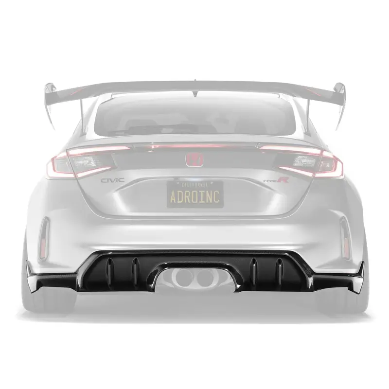 Honda Civic Fl5 Type R Carbon Fibre Rear Diffuser By Adro 1
