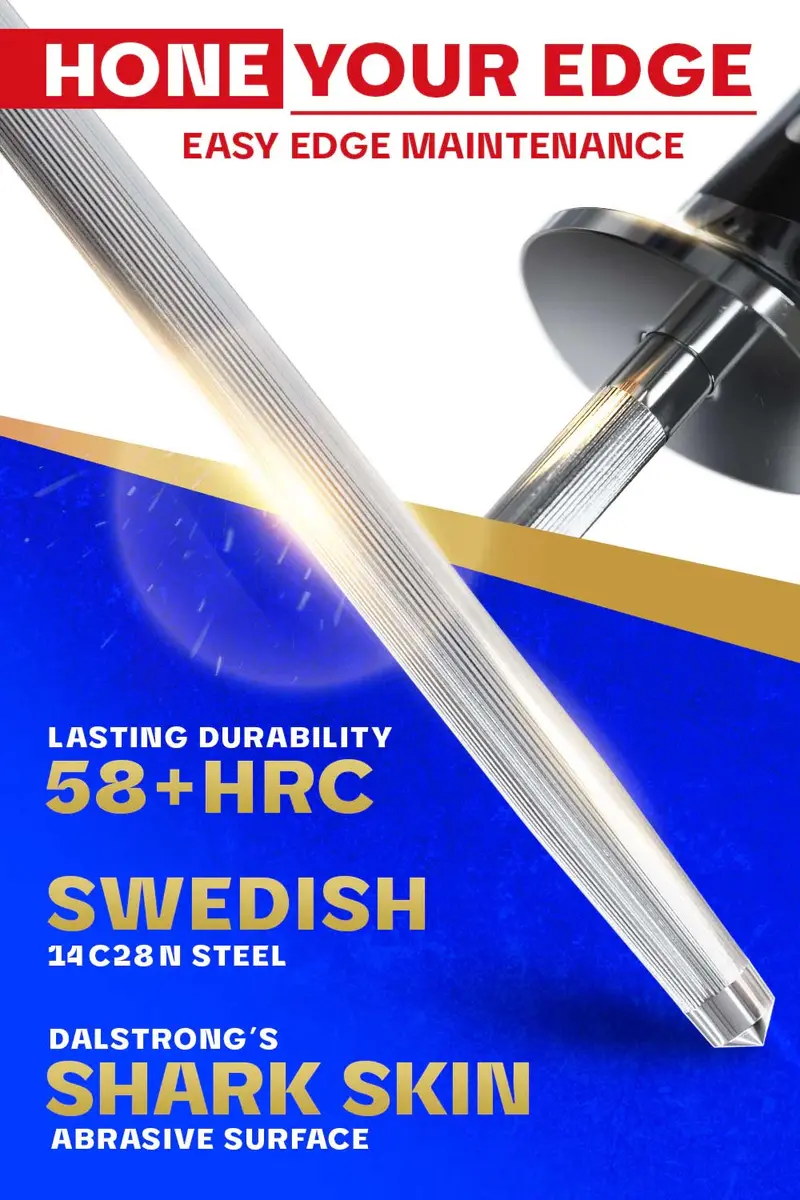 Honing Steel 8" | Centurion Series | Dalstrong © 2
