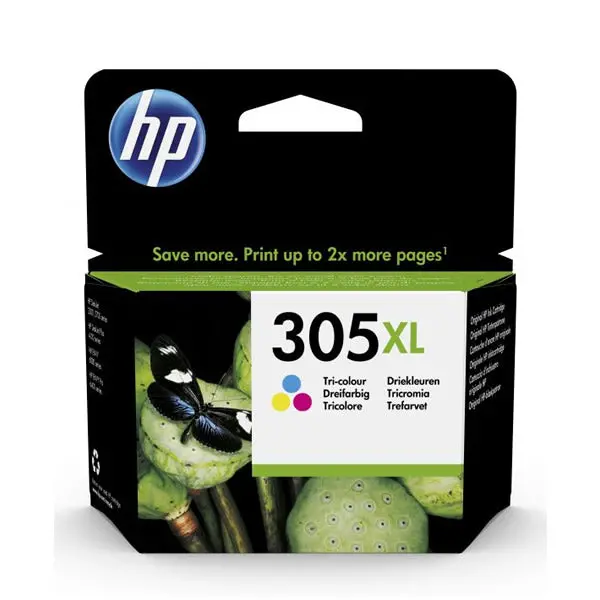Hp 305Xl High Yield Tri-Color Original Ink Cartridge 1