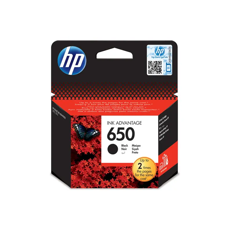 Hp 650 Black Cartridge 1