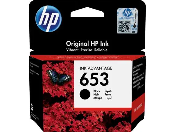 Hp 653 Black Original Cartridge 1