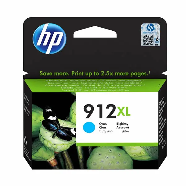 Hp 912Xl High Yield Cyan Original Ink Cartridge 1