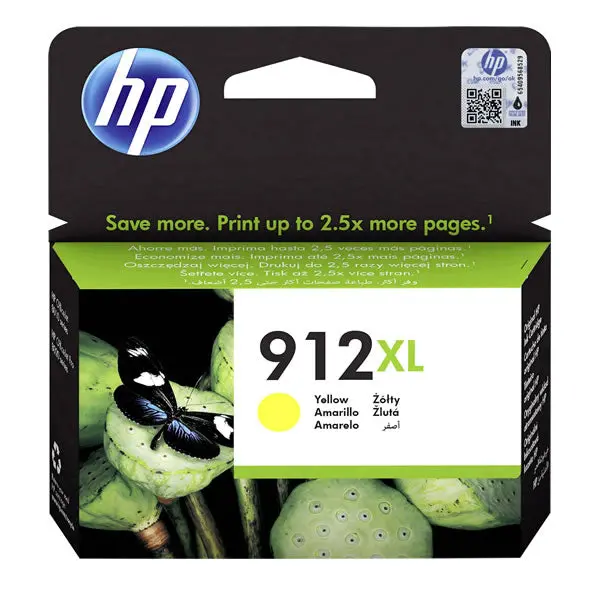 Hp 912Xl High Yield Yellow Original Ink Cartridge 1