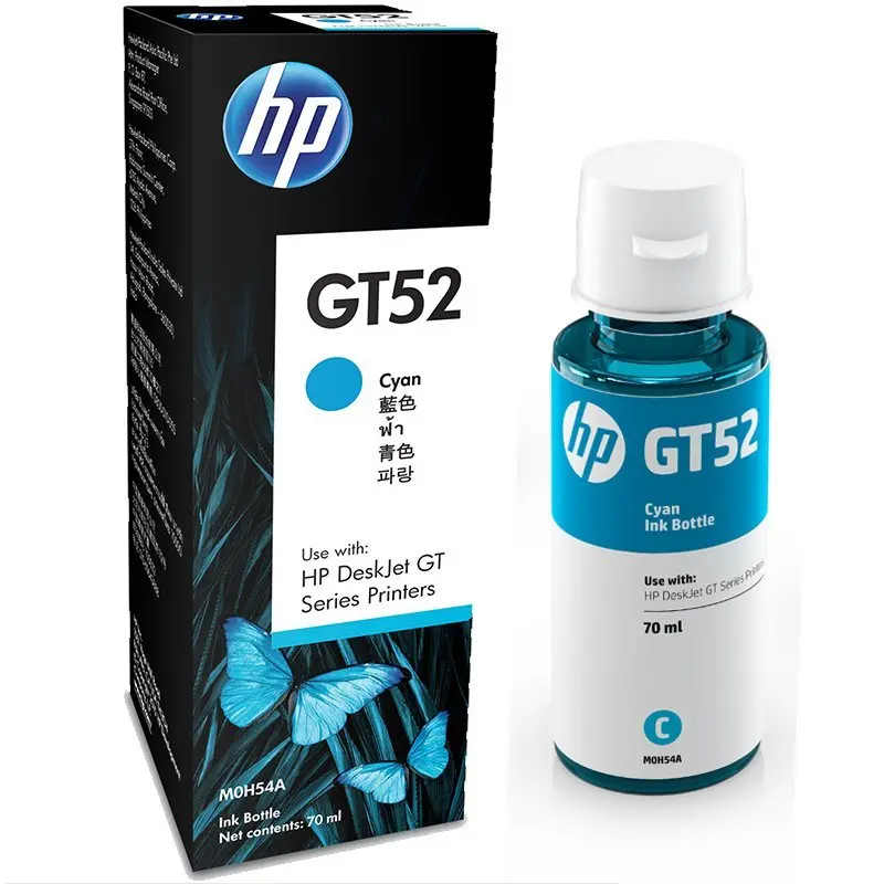 Hp Gt52 Cyan Bottle 1
