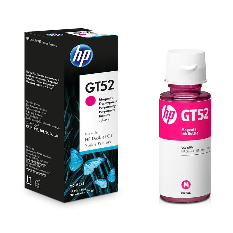 Hp Gt52 Magenta Bottle 1